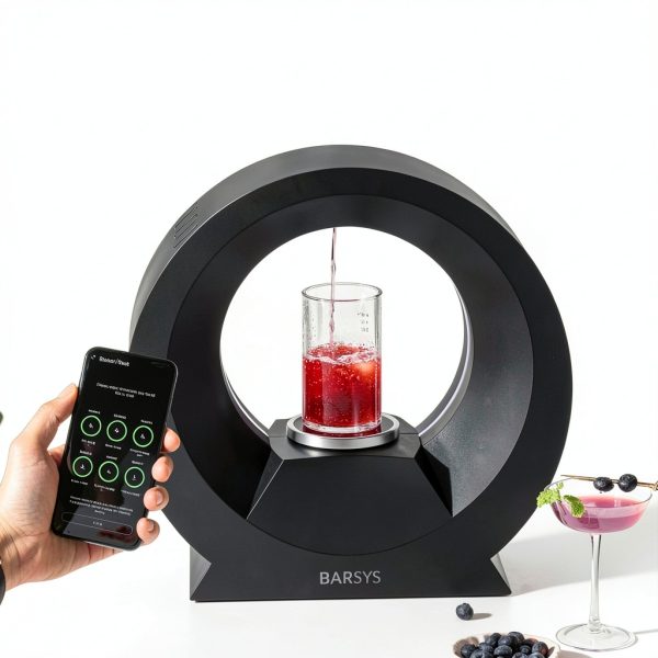 Barsys 360 Cocktail Maker Black Automatic Mixing Machine-4