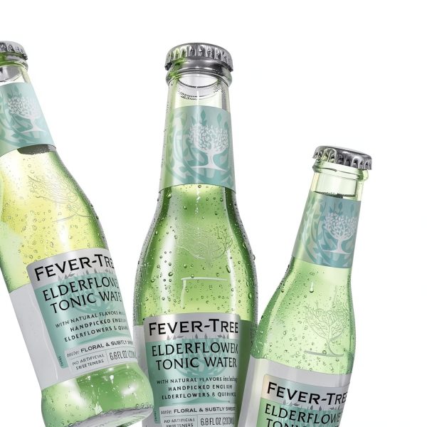 Fever Tree Elderflower Tonic Premium Mixer Glass Bottles-3