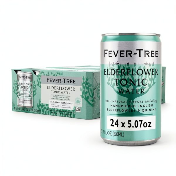 Fever Tree Elderflower Tonic Water No Artificial Sweetener-0