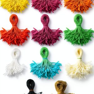 8 inch Hang Tag String Nylon Snap Lock by Renashed – 1500pcs Colors-0
