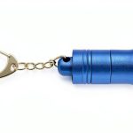 Stop Magnetic Lock Peg Tool,Anti-Theft Pegboard Hook Lock Magnetic Keychain in Blue-0