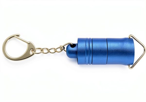 Stop Magnetic Lock Peg Tool,Anti-Theft Pegboard Hook Lock Magnetic Keychain in Blue-0