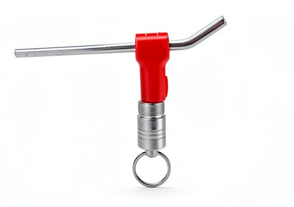 Stop Magnetic Lock Peg Tool,Anti-Theft Pegboard Hook Lock Magnetic Keychain in Blue-5