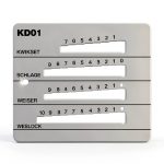 Pro-Lok 4-in-1 Key Gauge Steel Decoder for KW1 SC1 WK1 WE1 USA-0