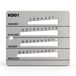 Pro-Lok 4-in-1 Key Gauge Steel Decoder for KW1 SC1 WK1 WE1 USA-0