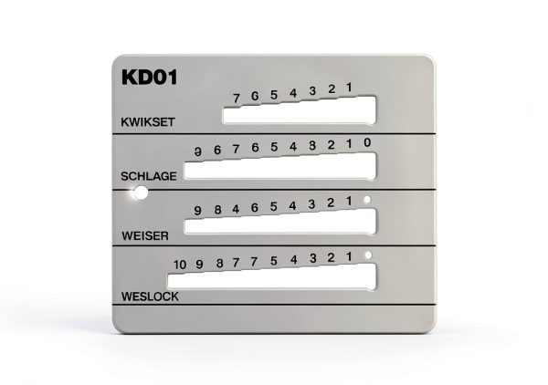 Pro-Lok 4-in-1 Key Gauge Steel Decoder for KW1 SC1 WK1 WE1 USA-0