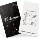 Hotel RFID Key Card Pack of 200 Slim Black - Makalu-0