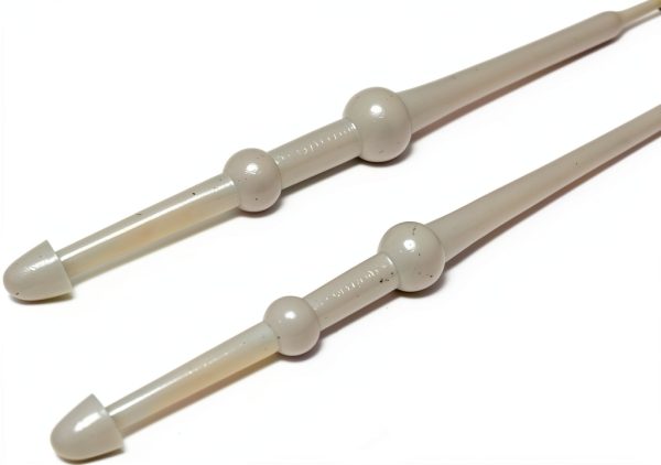 1000pcs 3 Inch 8CM White Snap Lock Pins Security Loop Price Tag Fastener Plastic Tag Ties for Craft Shows-1