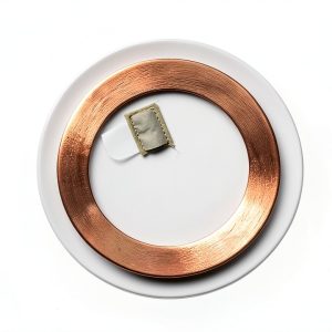 125KHZ EM4100 RFID Soft Paper Sticker Dia 30mm Read Only (Pack of 10)-0