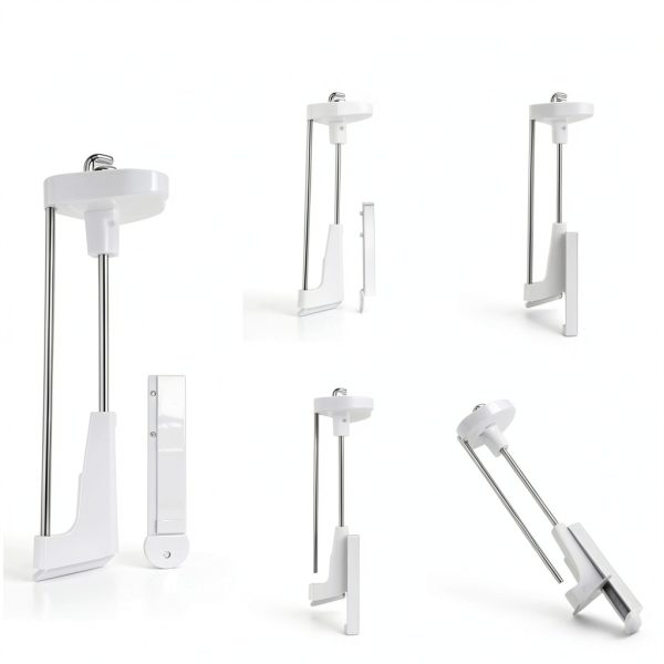 Magnetic Key Anti-Theft Security Slatwall and Peg Hook 2PK White XCHTX-2