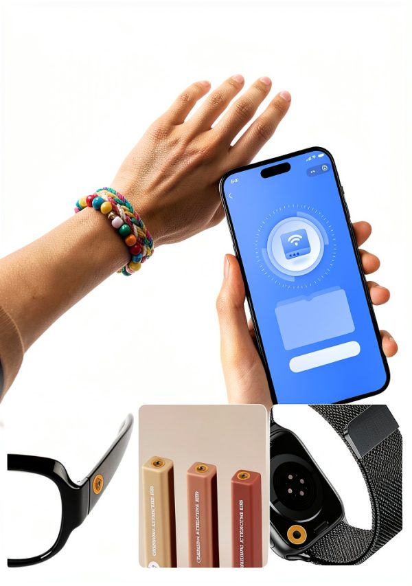 NFC Tags ZGAGFZ 10mm Round Waterproof Flexible FPC RFID Pack 10pcs-3