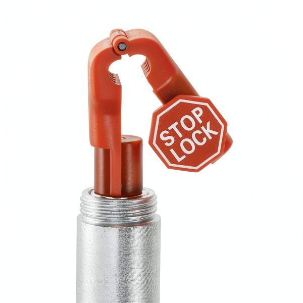 TOPZEA 120 Pack Peg Hook Locks Red Magnetic Anti-Theft for Retail-3