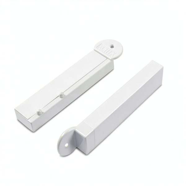 Magnetic Key Anti-Theft Security Slatwall and Peg Hook 2PK White XCHTX-1