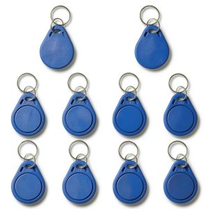13.56MHz RFID Proximity ID Card Key Tags Network Security CUID 10-Pack-0