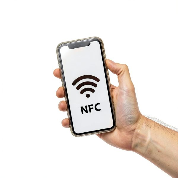 NFC Tags 50 Pcs Sticker with NTAG215 Chip InnoHHustle 25mm Transparent-5