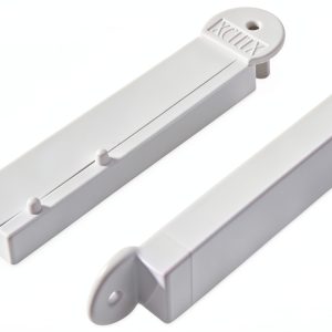 Magnetic Key Anti-Theft Security Slatwall and Peg Hook 2PK White XCHTX-0