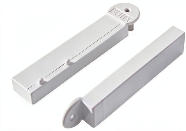 Magnetic Key Anti-Theft Security Slatwall and Peg Hook 2PK White XCHTX-0