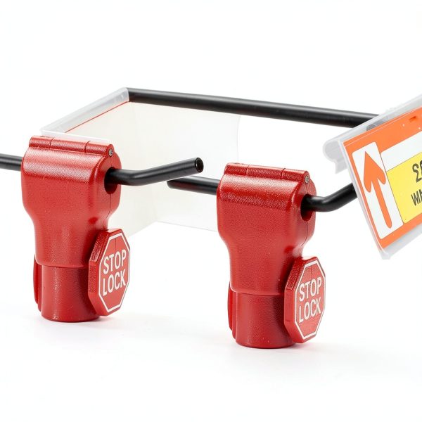 TOPZEA 120 Pack Peg Hook Locks Red Magnetic Anti-Theft for Retail-4