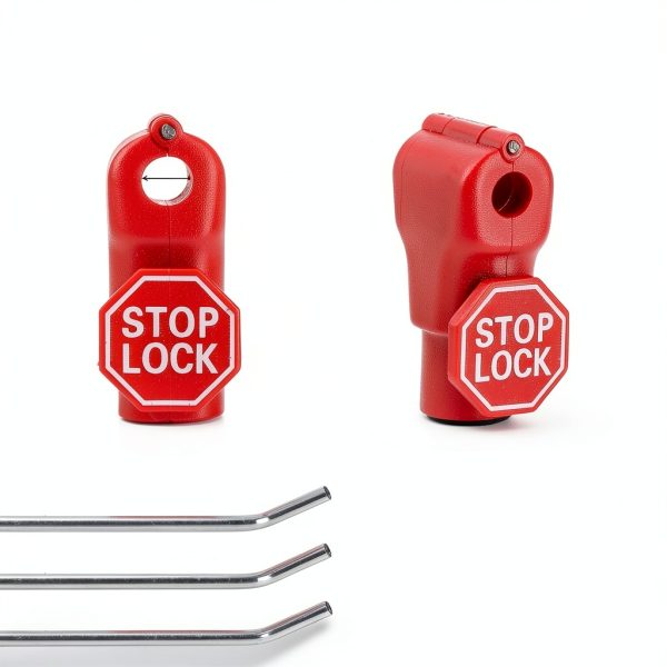 TOPZEA 120 Pack Peg Hook Locks Red Magnetic Anti-Theft for Retail-1