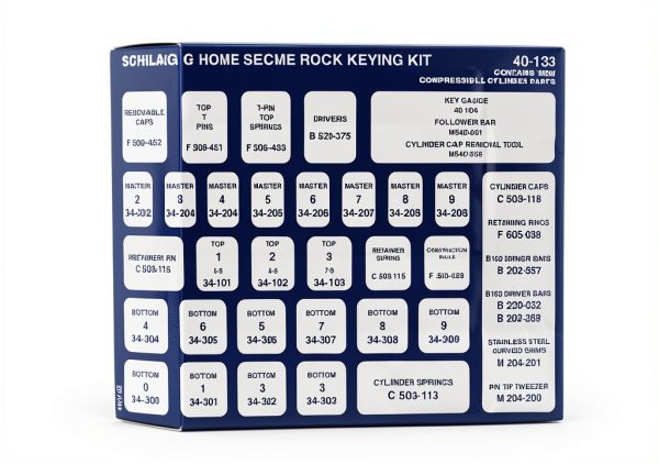 SCHLAGE 40-133 Commercial 40133 Home Secure Keying Kit Alloy Steel-3