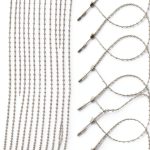 2000 Pcs Snap Lock Pin Tag Fastener HDST-HOME 7 Inch Clear Loop Tie-0