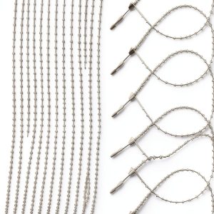 2000 Pcs Snap Lock Pin Tag Fastener HDST-HOME 7 Inch Clear Loop Tie-0