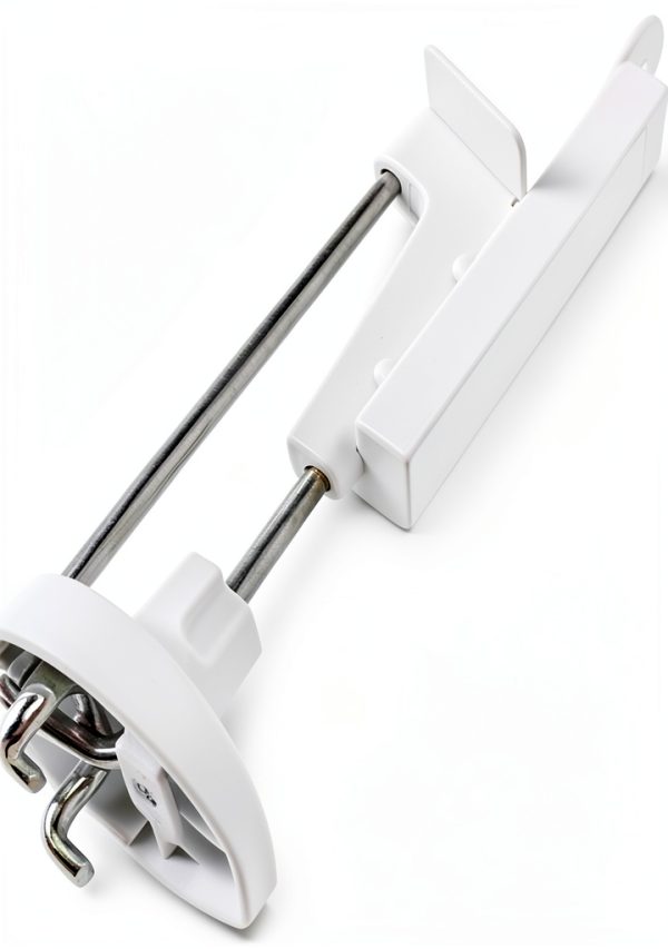 Magnetic Key Anti-Theft Security Slatwall and Peg Hook 2PK White XCHTX-3